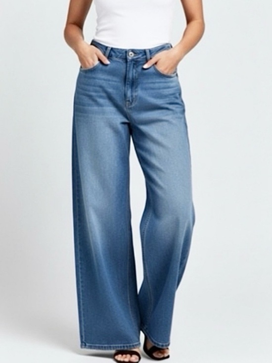 Oat New York Denim - Oat NY Cloud Luxe High Rise Wide Leg Jean